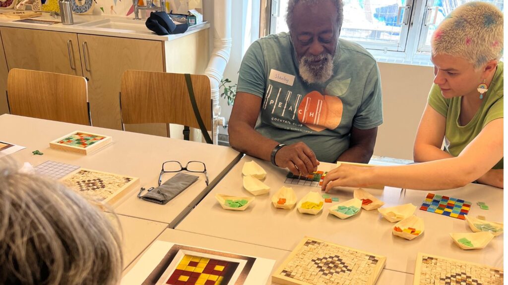 Cockpit Deptford Mosaic making